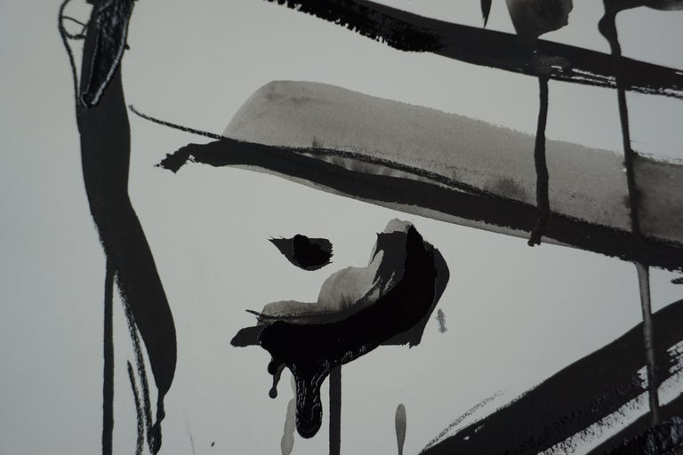 Nude Painting by Jenna Snyder-Phillips, Black Ink on Paper, No Frame