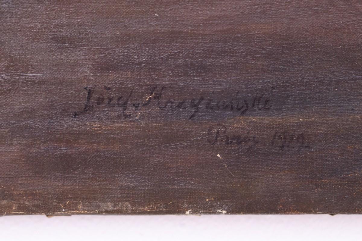 Européen Peinture de nu, Józef Krzyżański (1898 Hnilice, Ukraine - 1987 Poznań, Pologne) en vente