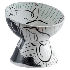 NUDE: Reversible Hand-Painted Ceramic Chalice
