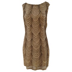 beads for clothing Nude silk tone with beads Dress