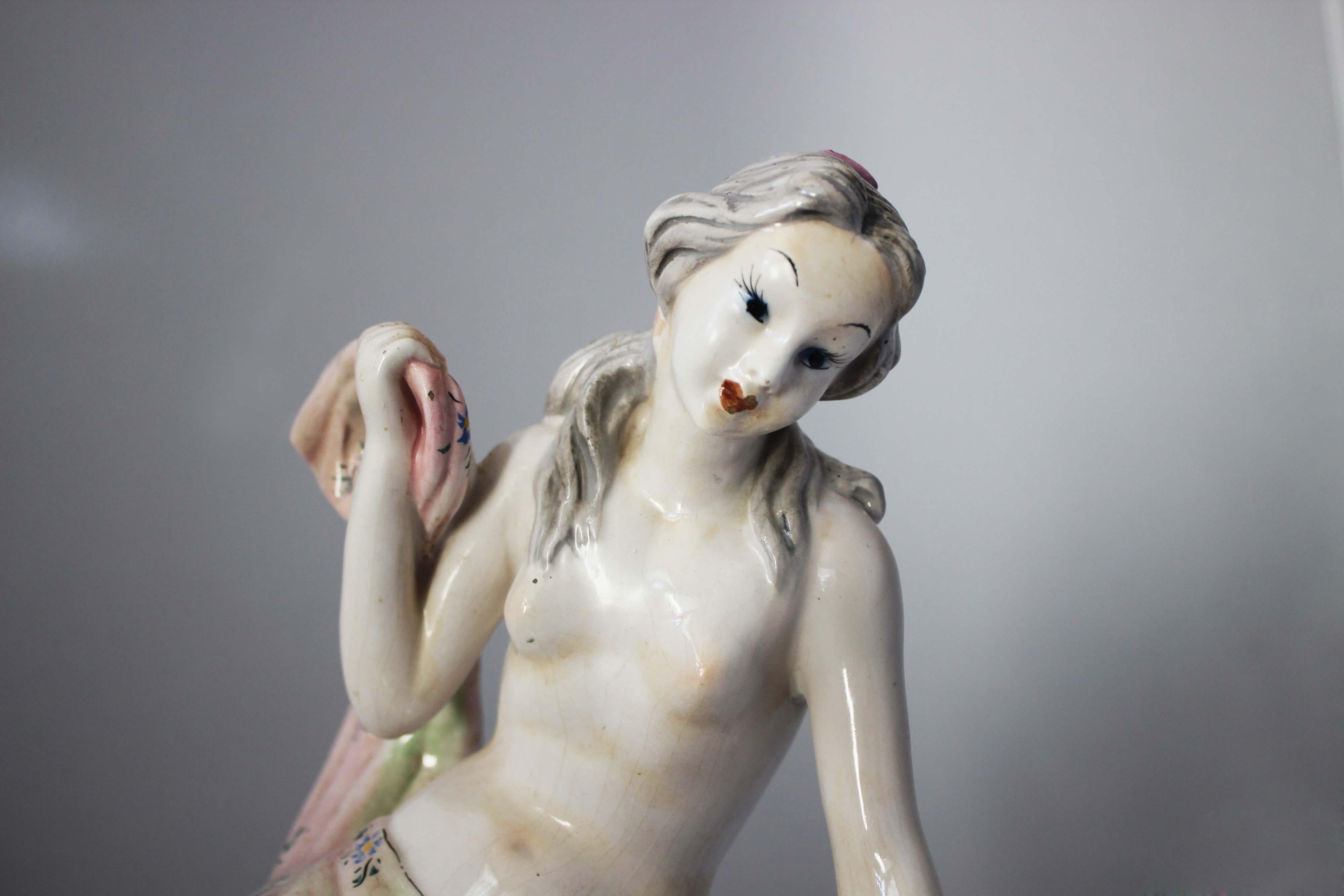 Mid-20th Century Nude Statuette from Olimpia, 1940s For Sale