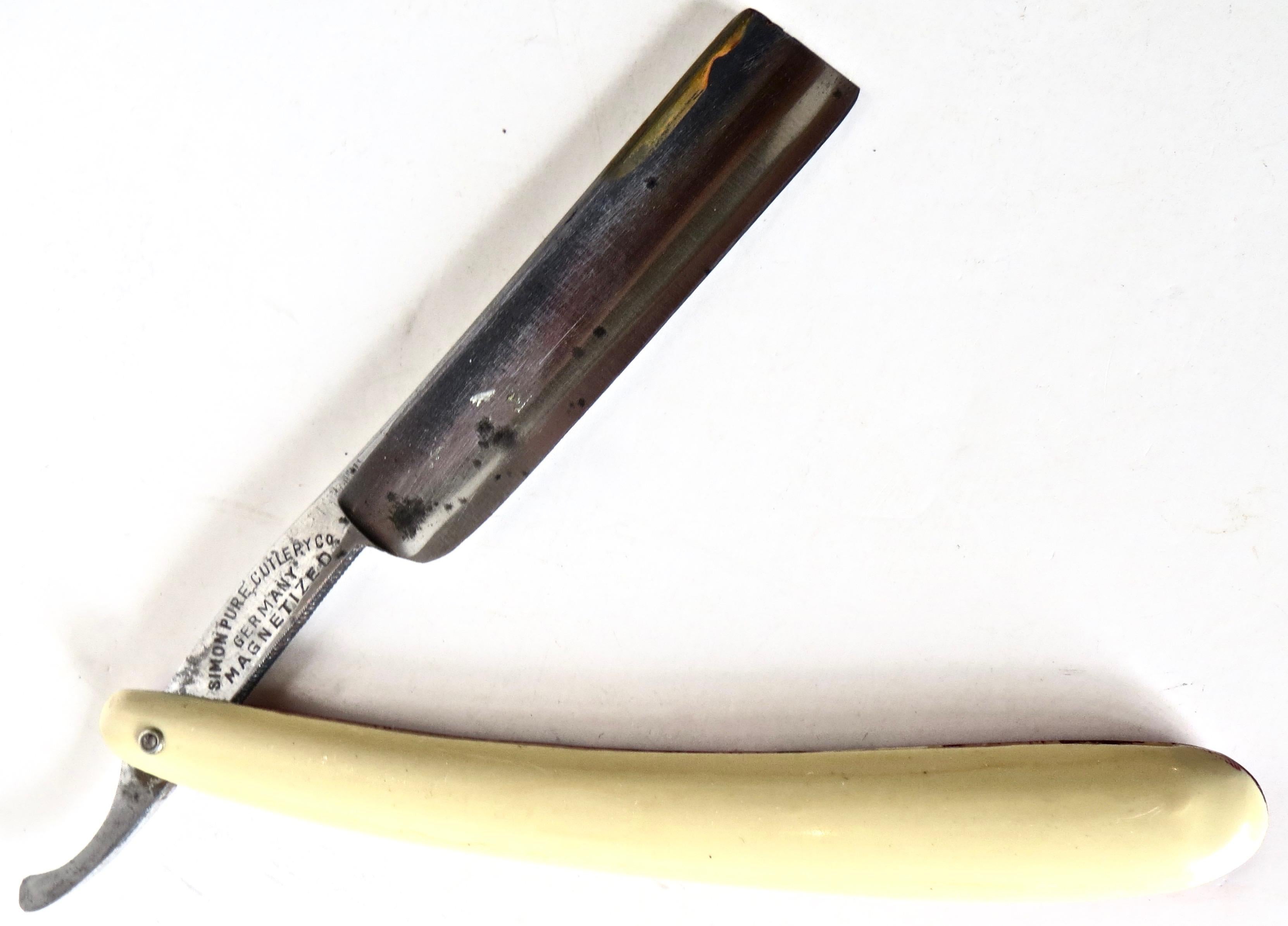 Art nouveau Thème nu rasoir droit, Allemagne, 1905 en vente