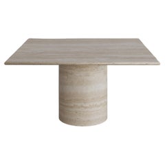 Nude Travertine Voyage Coffee Table III by the Essentialist