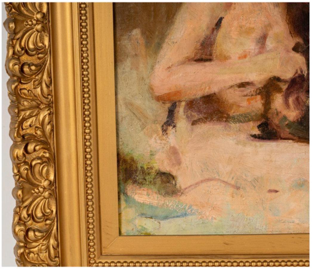 Feuille d'or Nu de William Frederick Foster (1883 - 1953) en vente
