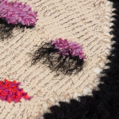 "Nude With Vase" Knitted Tapestry, Hand-crafted, Knit / Crochet, Wall Hanging