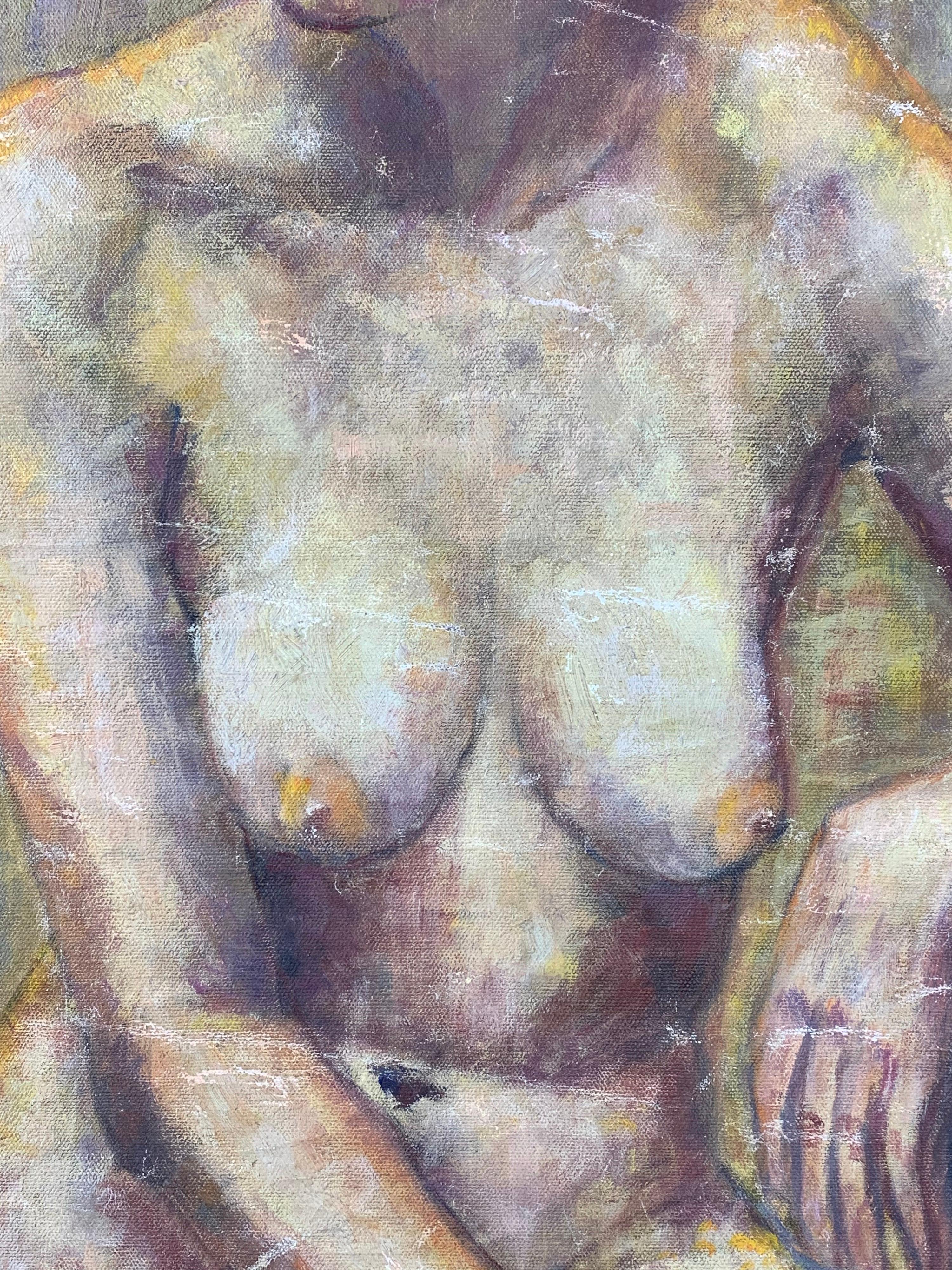 Nude Woman Abstract Oil Painting 2
