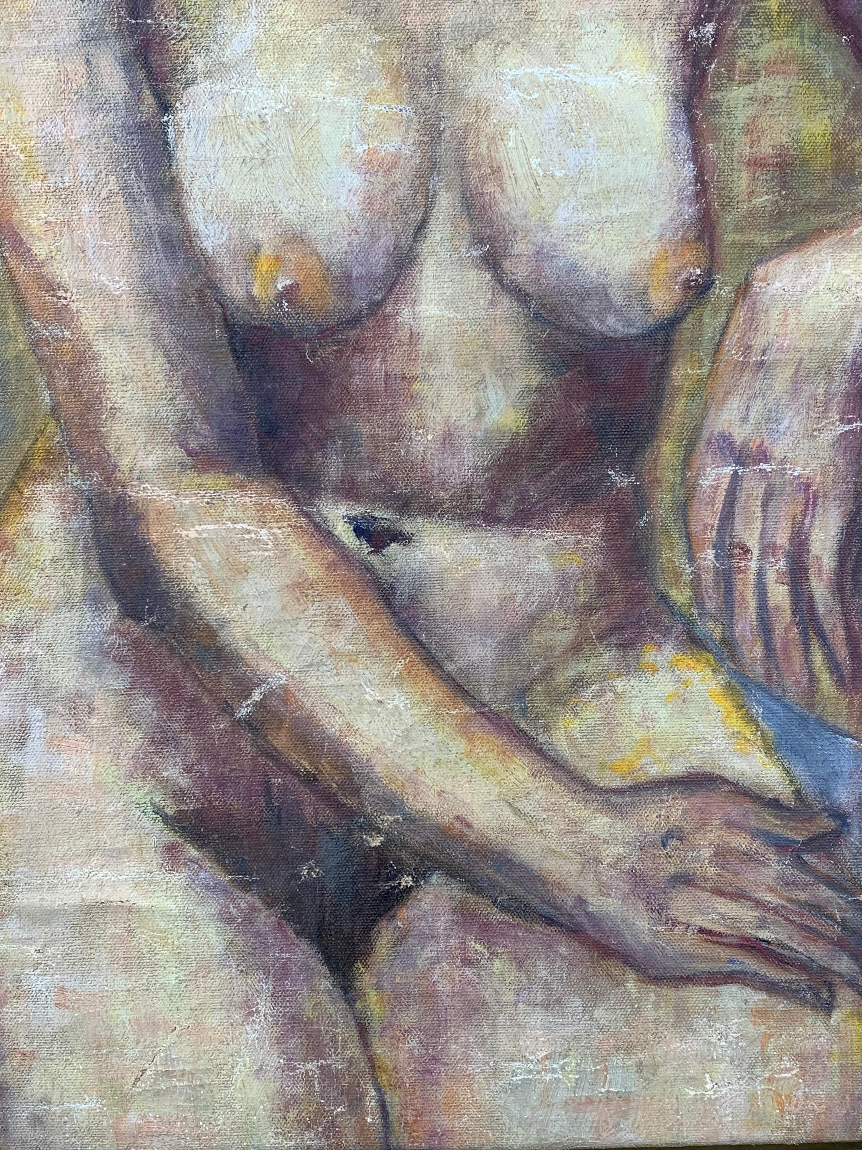 Nude Woman Abstract Oil Painting 3