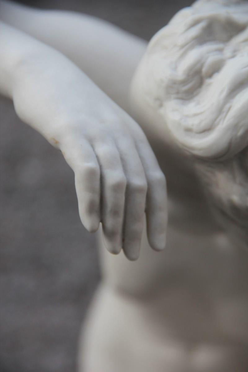 Mujer desnuda en bisquit Art Decó 1930 Fabricación alemana Carl Werner Artista Blanco en venta 9