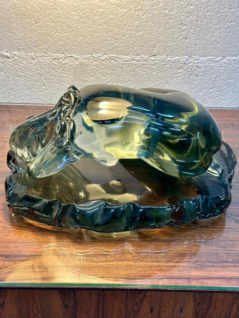Femme nue sur un piédestal par Loredano Rosin 1970. Seguso glassworks Murano en vente 3