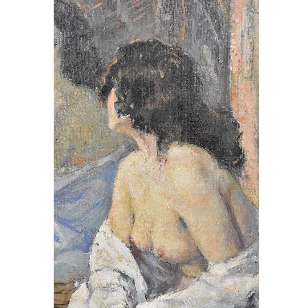 Art déco Peinture de femme nue, Art Dco, femme nue, XXe siècle, 'Qn391' en vente