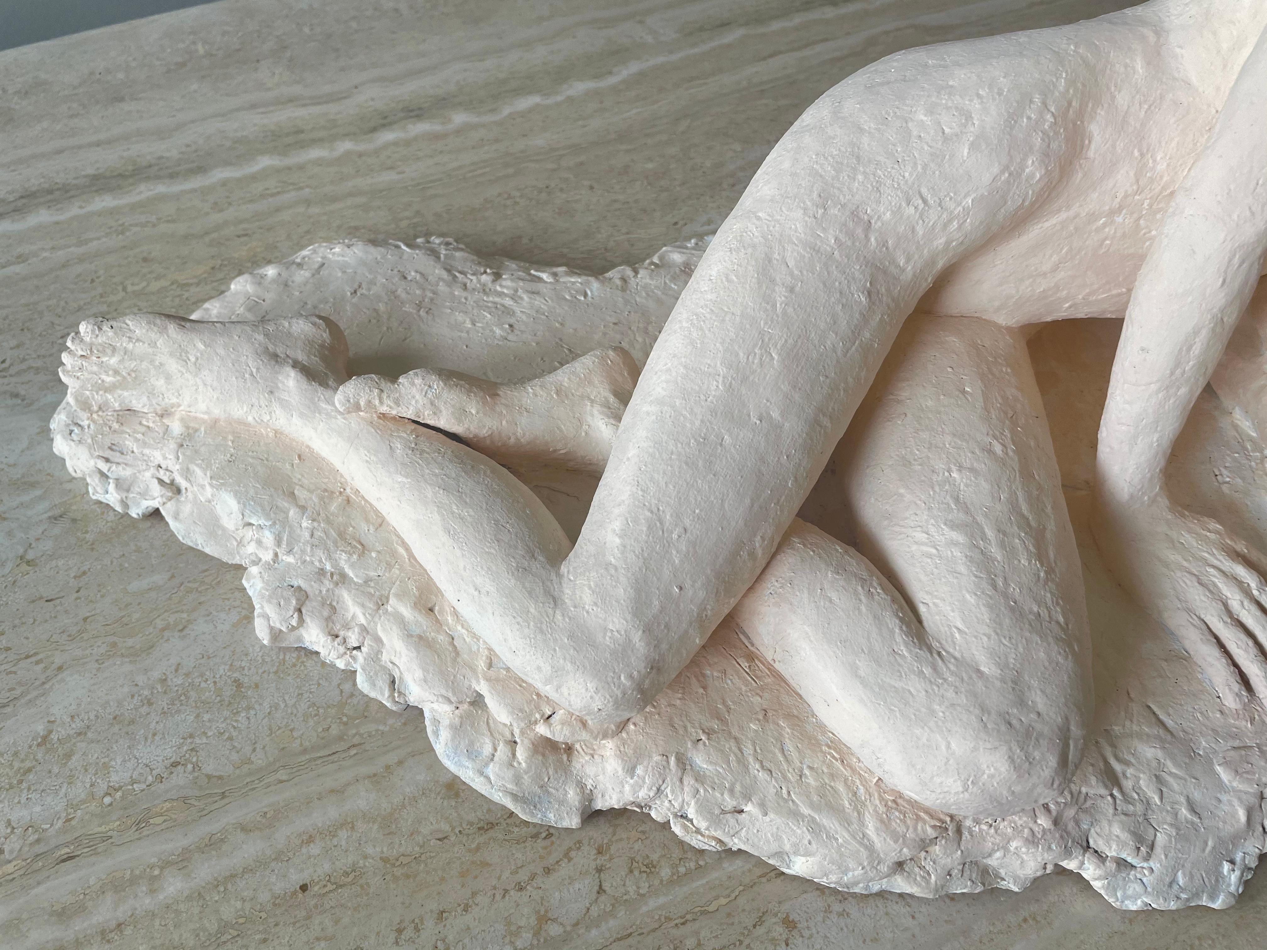 American Nude Woman Plaster Sculpture
