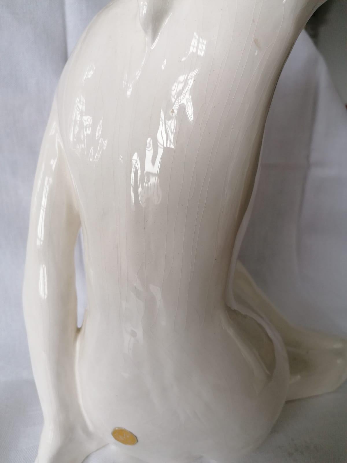 Art Deco Nude Woman Sculpture, Jihokera, 1940s