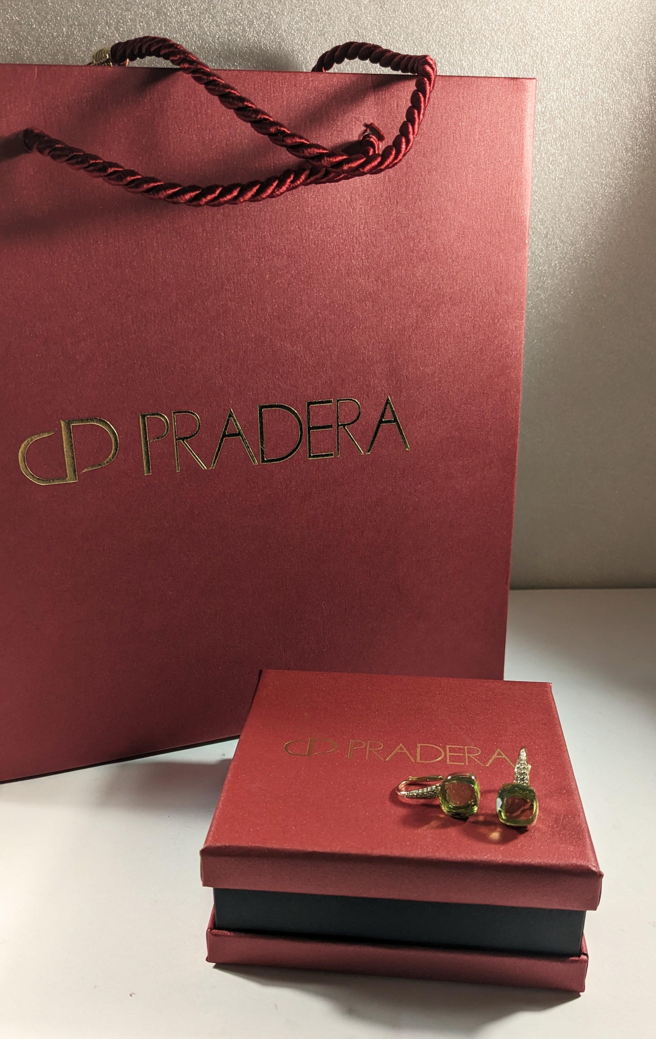Orecchini Nudo in oro rosa 18 carati, diamanti e quarzo rosa in vendita 1