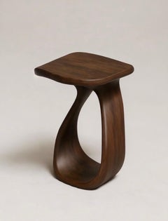 Nudo Unique Side Table in Oak Wood by Andres Monnier