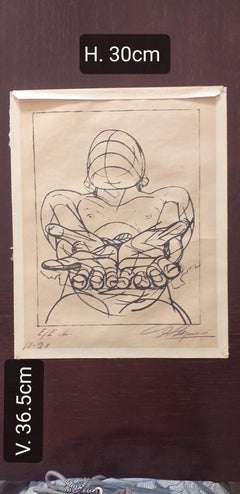 "Nuestra Imagen Actual" by David Alfaro Siqueiros Original Litho Edition Limited