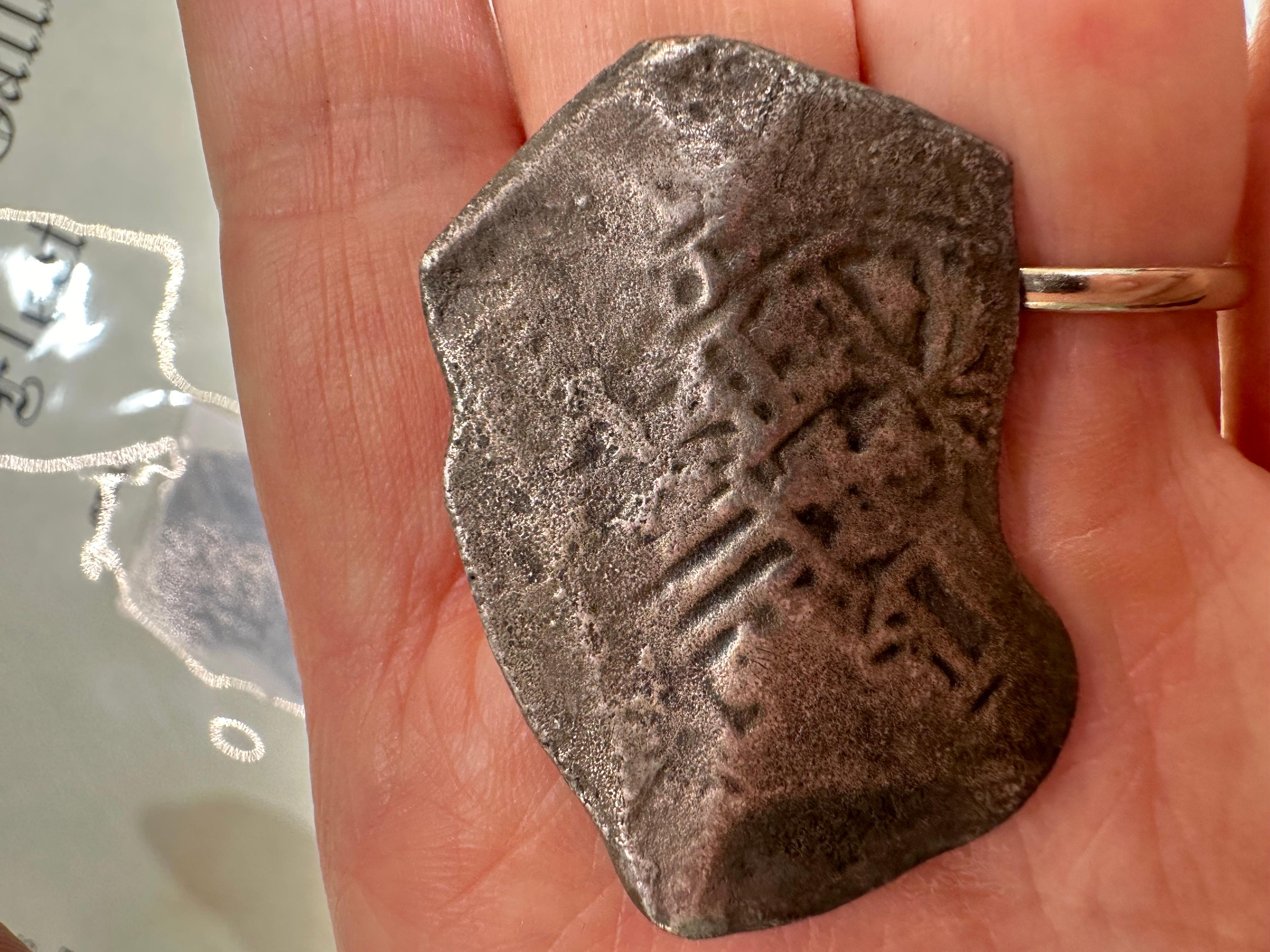 A rare piece of history to own, a silver coin certified, Senora De Atocha, 16th century! Will come with documents and fast shipping!

WHAT YOU GET AT STAMPAR JEWELERS:
Stampar Jewelers, located in the heart of Jupiter, Florida, is a custom jewelry