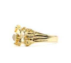 Nugget Ring in 14k Yellow Gold