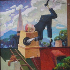 Used Chimney Sweeper, 2010., oil on canvas, 60x60 cm