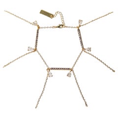 Nuit 14K Gold-gefülltes Armband mit Lavendel-Kristalltropfen
