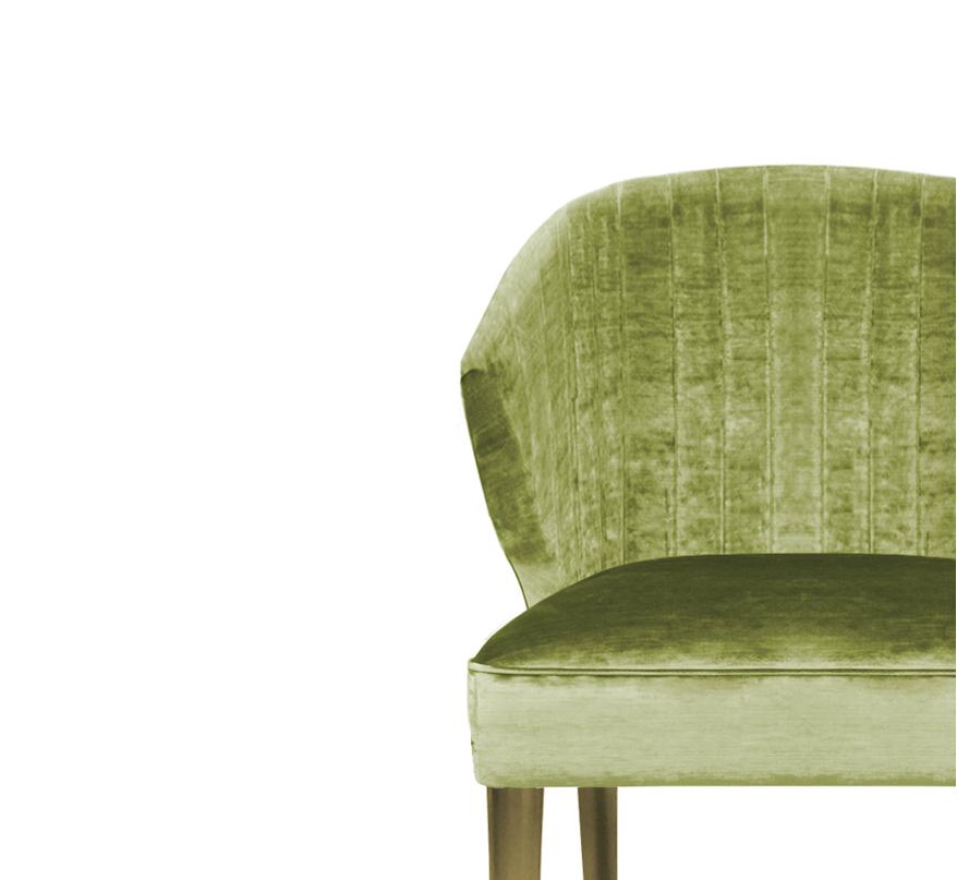 light green velvet dining chairs