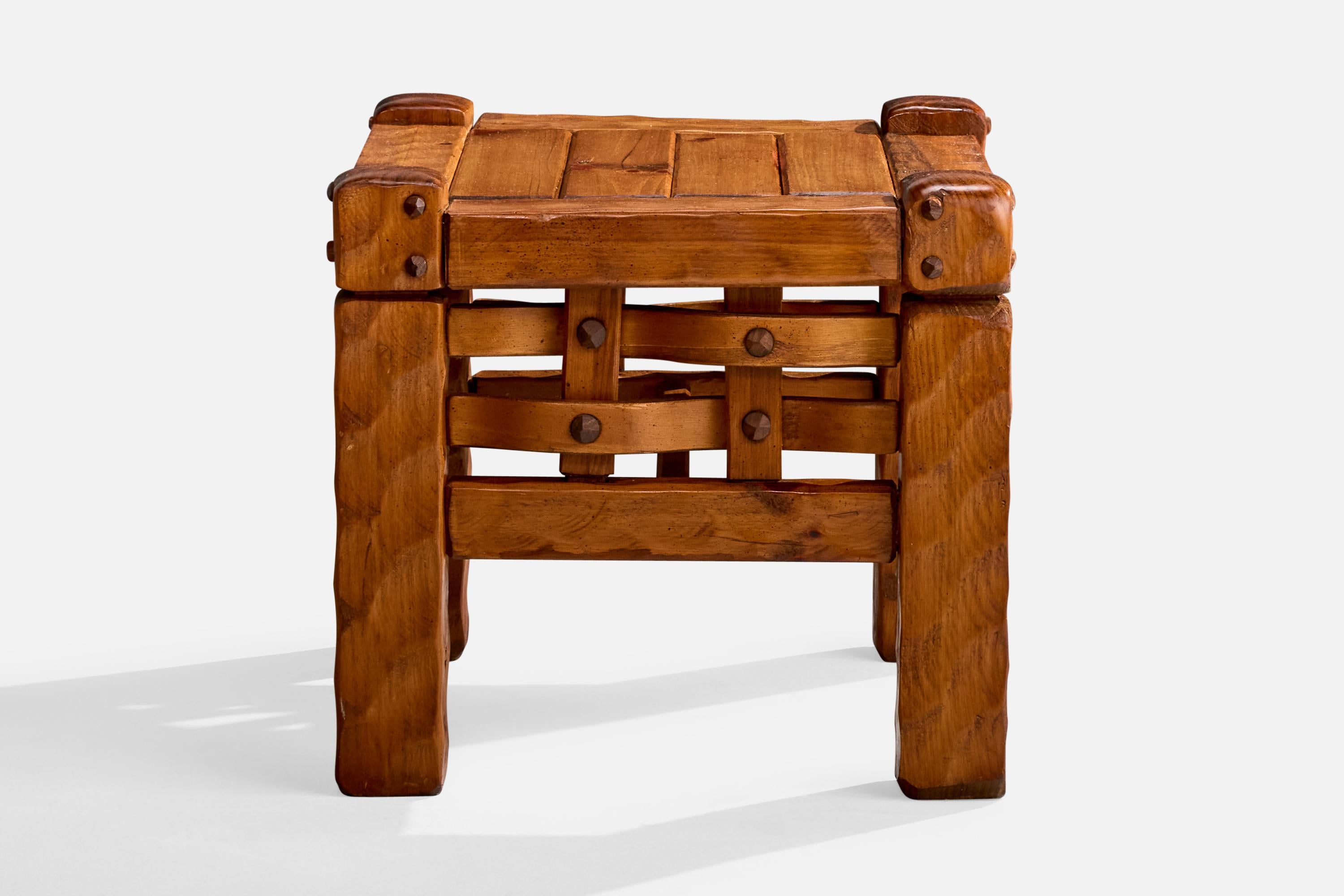 Late 20th Century Null Furniture, Side Tables, Pine, USA, 1970s For Sale