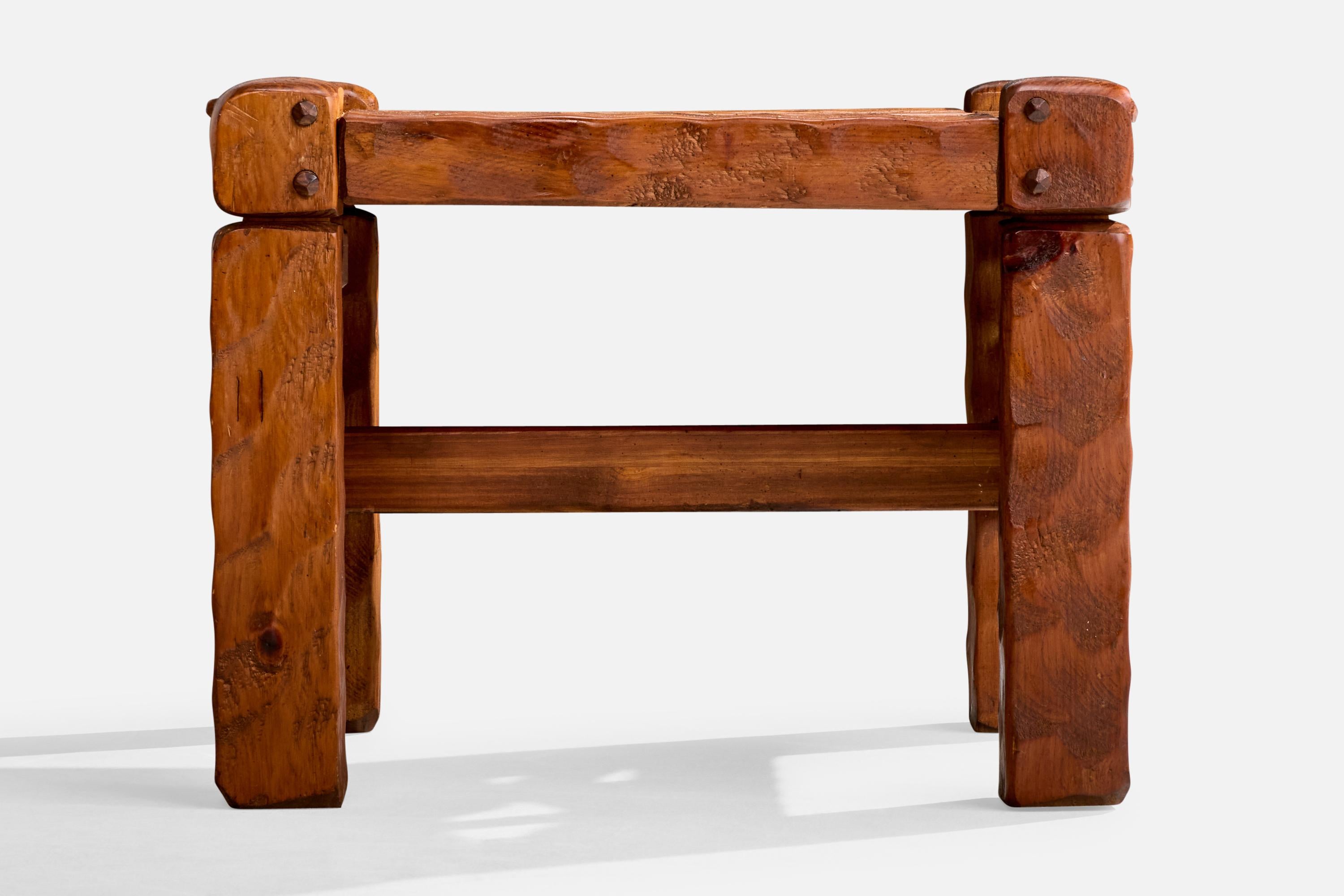 Null Furniture, Side Tables, Pine, USA, 1970s For Sale 1