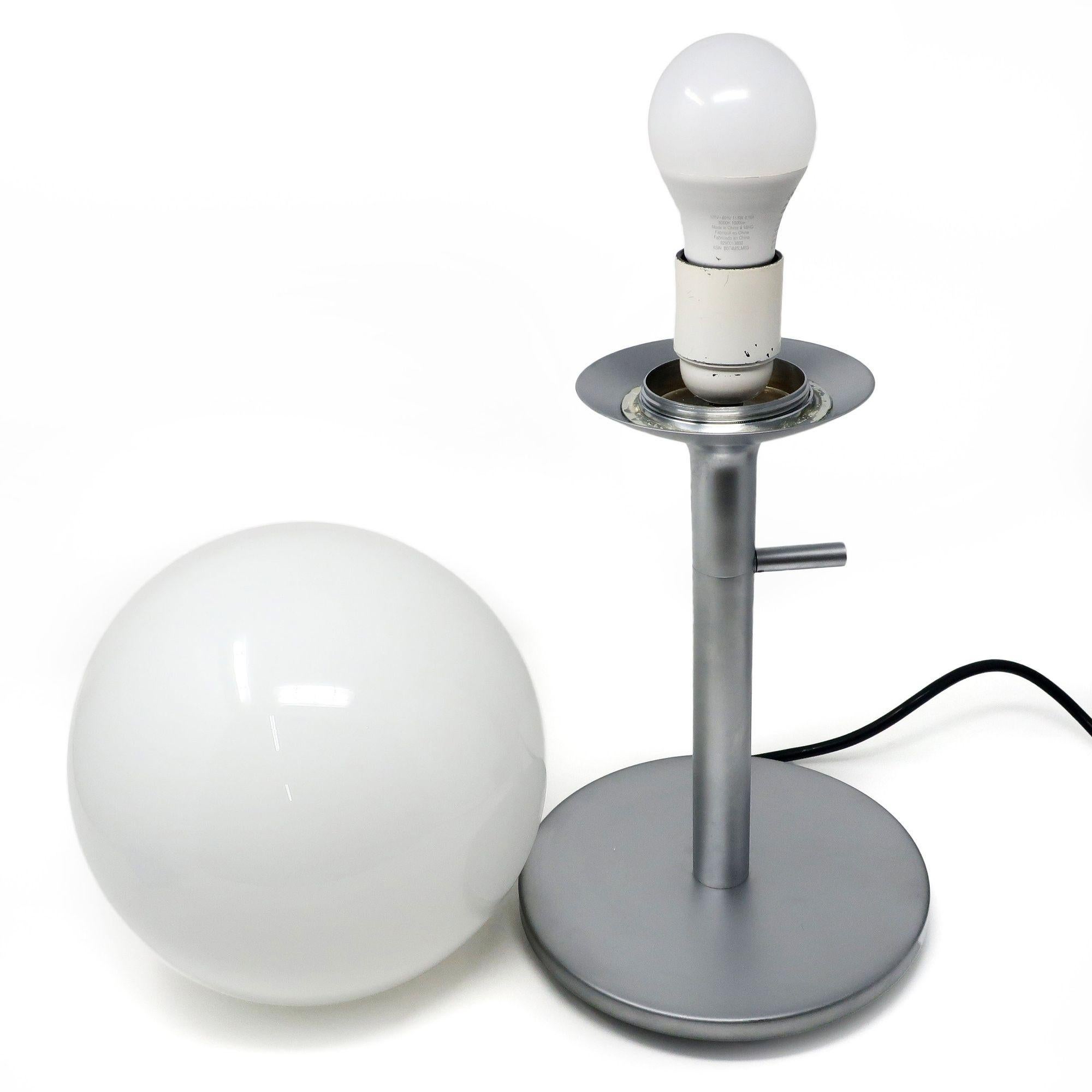 Enamel Numa Table Ball Lamp by Herbert Schultes for ClassiCon For Sale