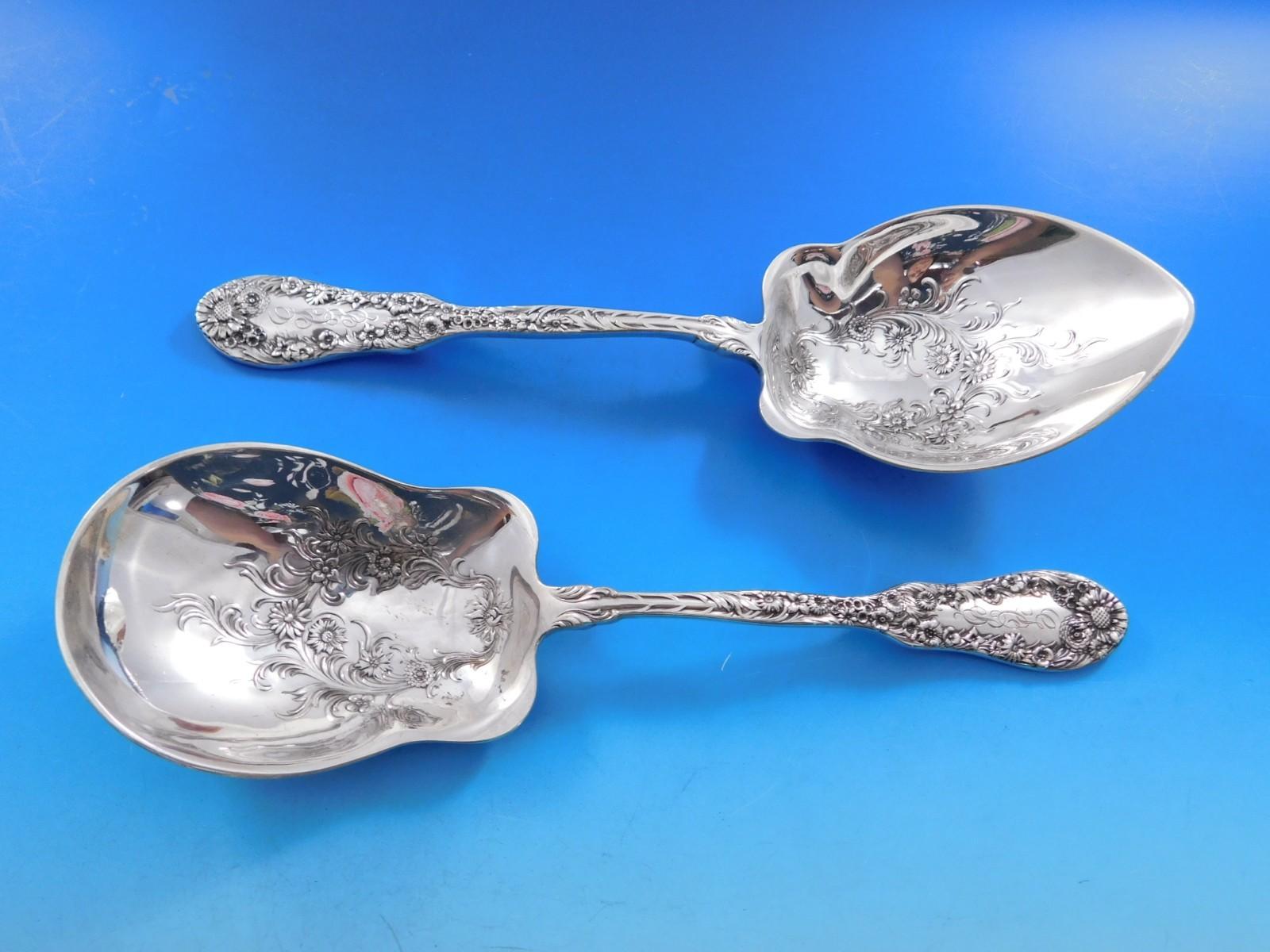 Number 10 by Dominick Haff Sterling Silver Flatware Set Service 154 Pcs Dinner in vendita 1