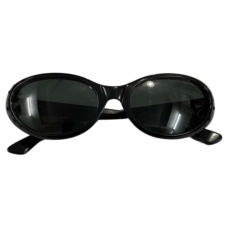 Gianni Versace Vintage Leopard and Medusa Sunglasses, 1980's. For Sale ...