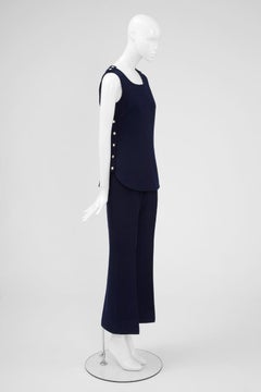 Numbered Courreges Haute Couture Trousers Suit Ensemble