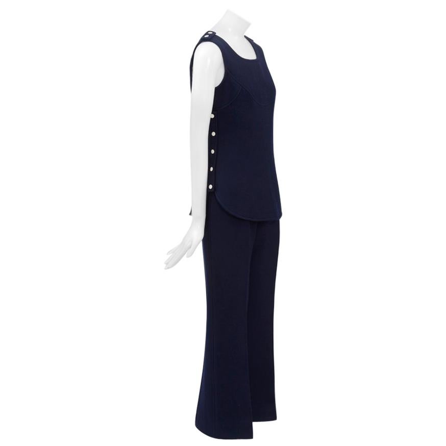 Nummeriertes Courreges Haute Couture Hosenanzug-Ensemble