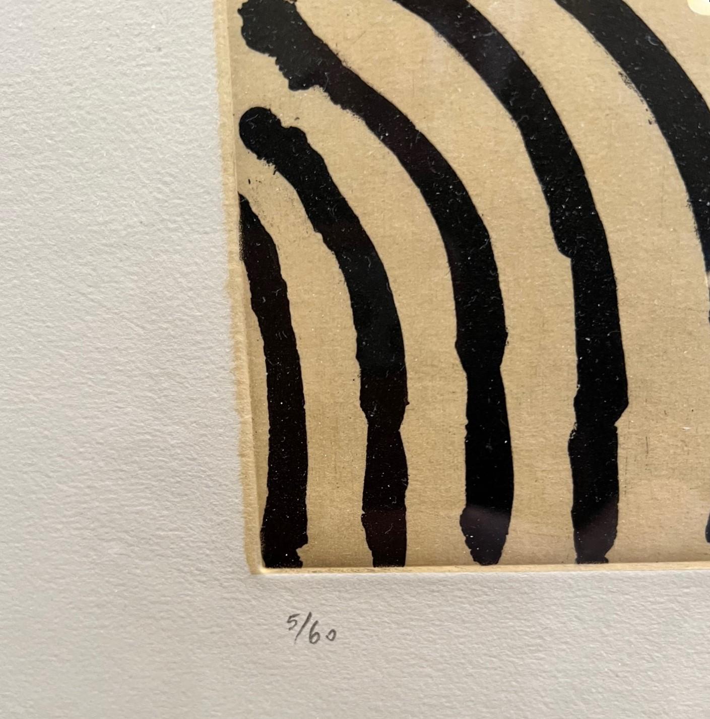 Numbered Etching on Paper - Australian Aboriginal Art by Betsy Lewis Napang In Good Condition For Sale In Morristown, NJ