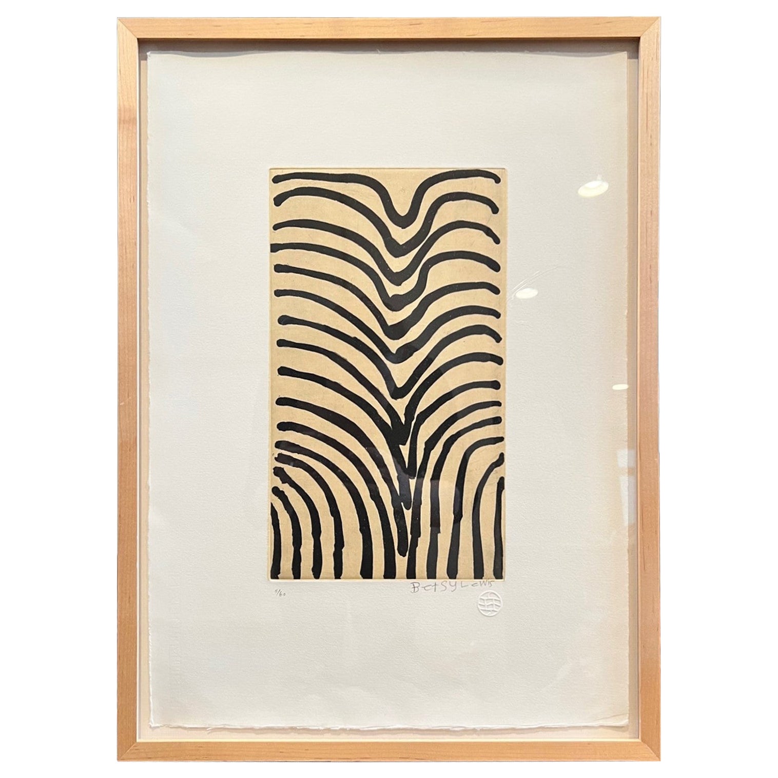 Gravure sur papier numérotée - Art aborigène australien par Betsy Lewis Napang en vente