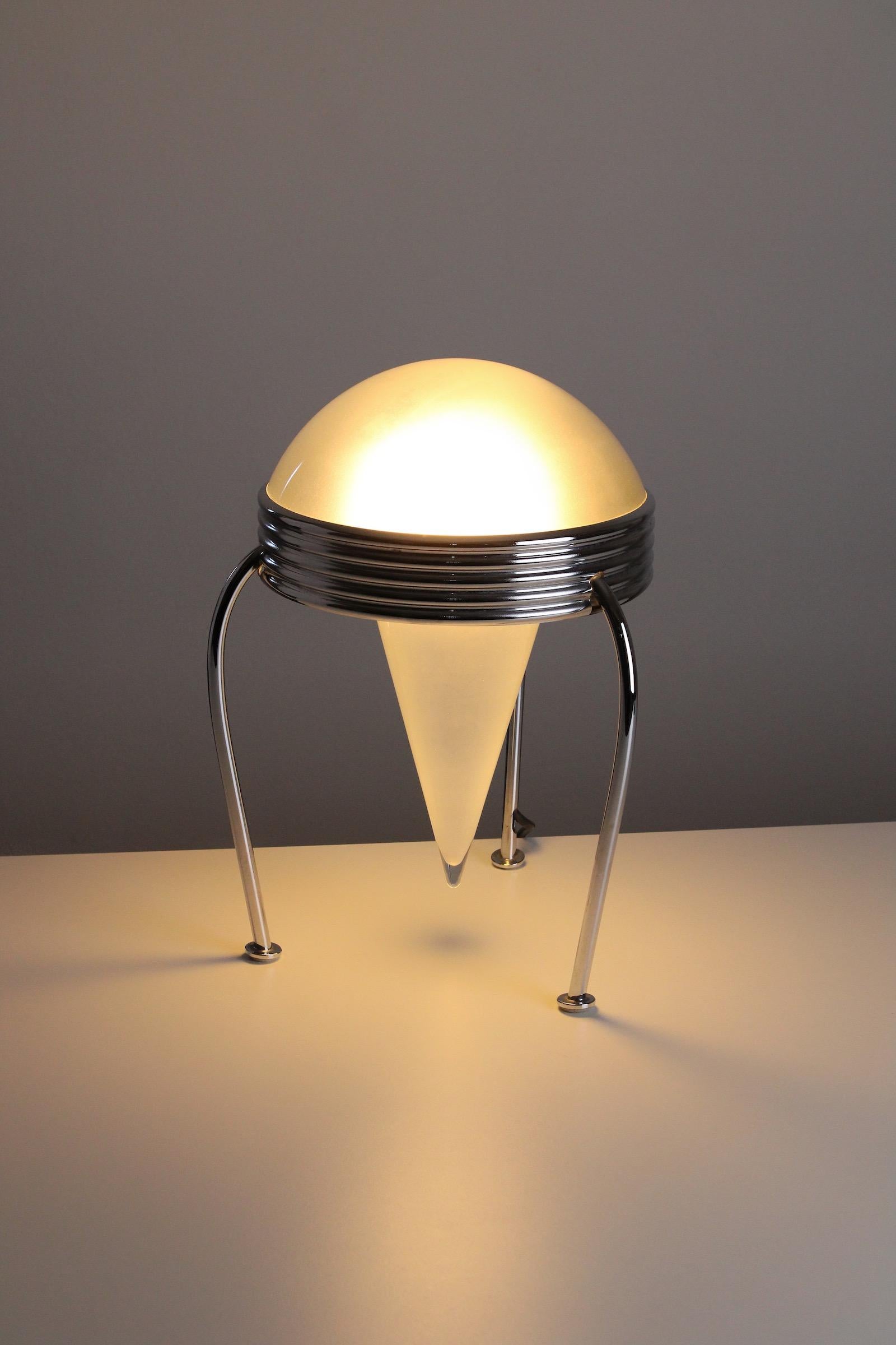 Modern Numero Trenta Table Lamp by Massimo Iosa Ghini for Bieffeplast, 1990 For Sale
