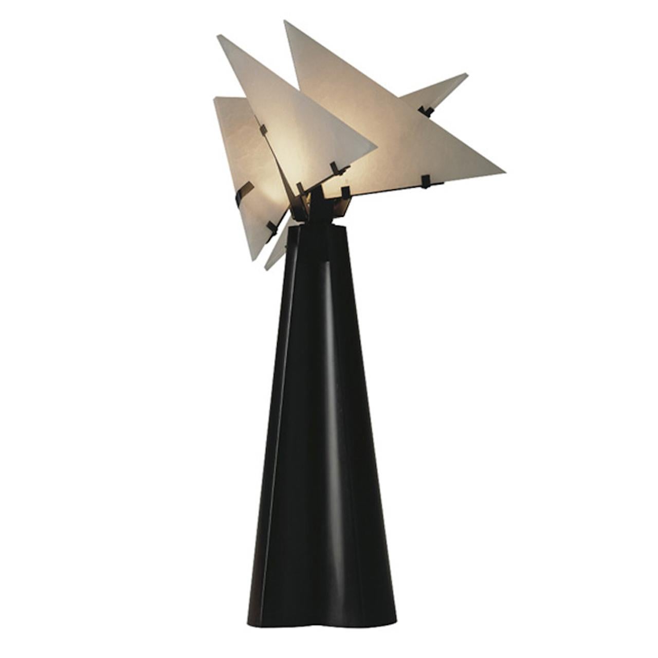 Enameled Model NDL 141B Nun Desk Lamp by Pierre Chareau for MCDE