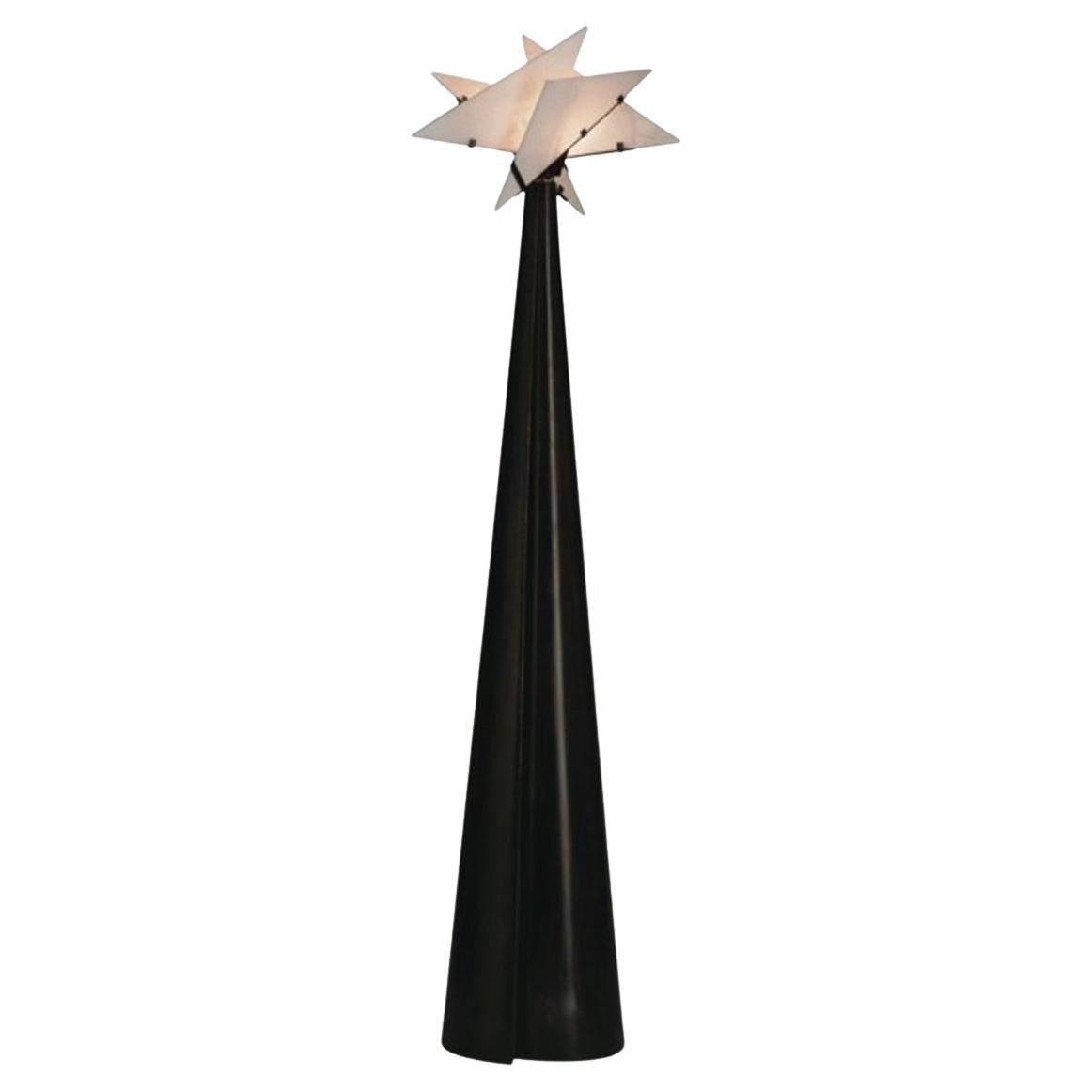 Model NFL 140 Nun Floor Lamp by Pierre Chareau for MCDE For Sale