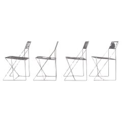 Chaises Nuova X-Line de Niels Jørgen Haugesen pour Hybodan AS, Danemark, années 1970