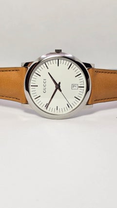 Nuevo reloj Gucci de cuarzo de acero inoxidable de 40 mm