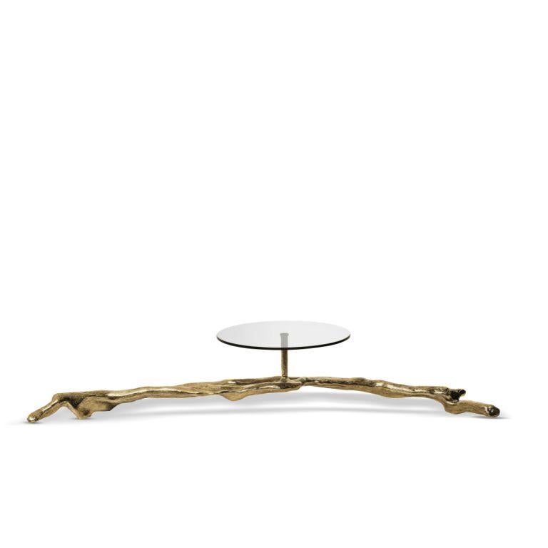 Soporte para tartas Nuphar: Vajilla Ecológica de Latón Pulido con Natural Elegance Moderno orgánico en venta