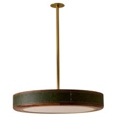 Nura Ceiling Fixture - 30" - Juniper Leather