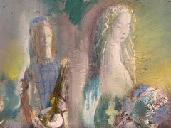 Comes June (Surrealist Bride painting)