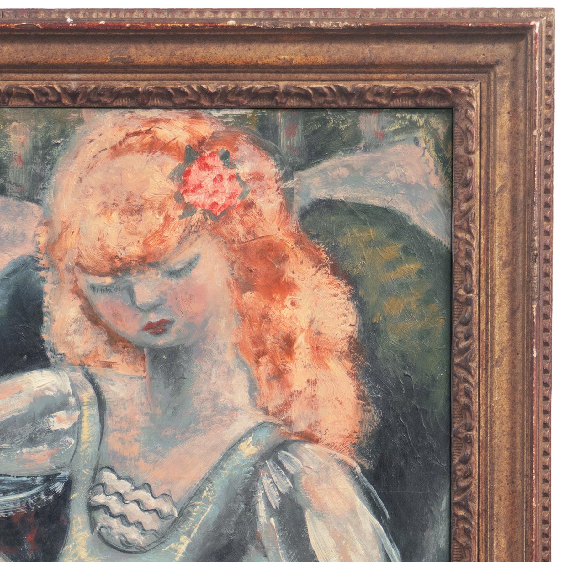 'Story Time', Paris, Salon d'Automne,  New York, ASL, Corcoran, PAFA, Art Deco For Sale 3
