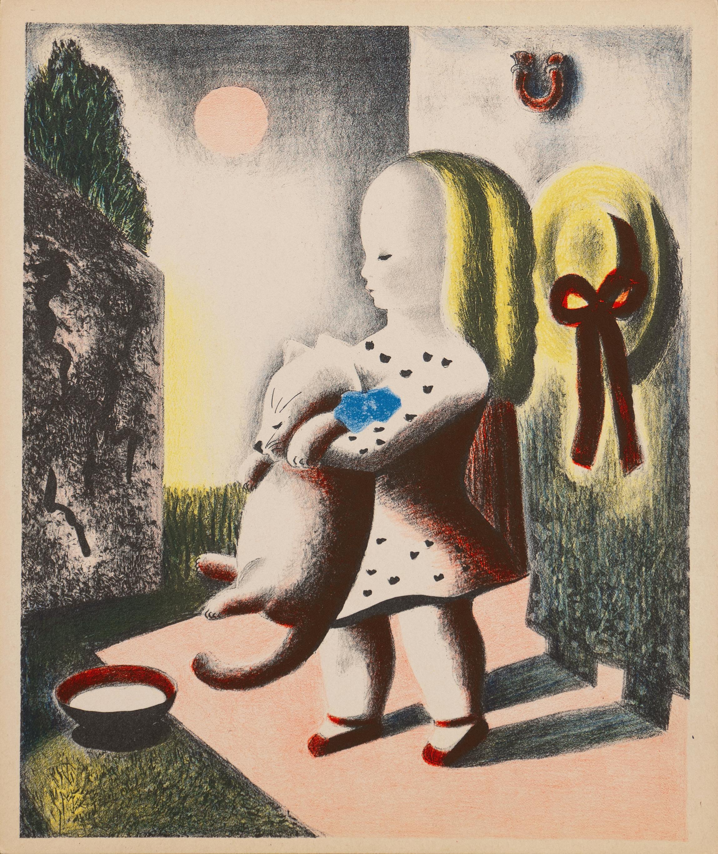 'Anabel & Millicent', Art Deco, Donna Artista, AIC, ASL, Parigi, Salon d'Automne - Print di Nura Ulreich