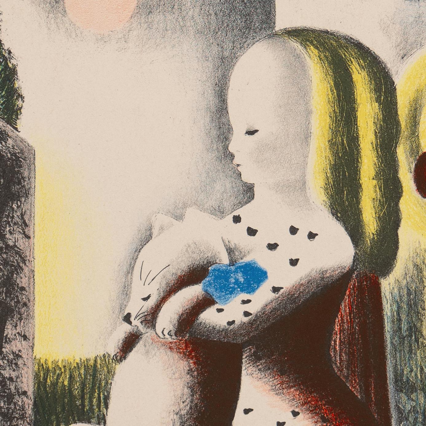 'Anabel & Millicent', Art Deco, Donna Artista, AIC, ASL, Parigi, Salon d'Automne - Print Surrealismo di Nura Ulreich