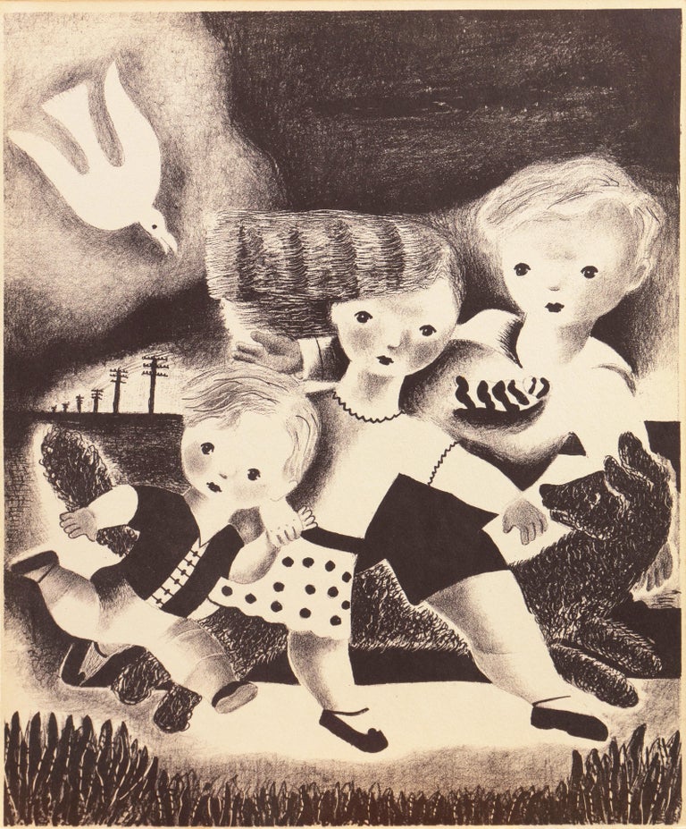 'Bert, Bob and Betsy',  Paris, Salon d'Automne, New York, ASL, Corcoran, PAFA - Print by Nura Ulreich