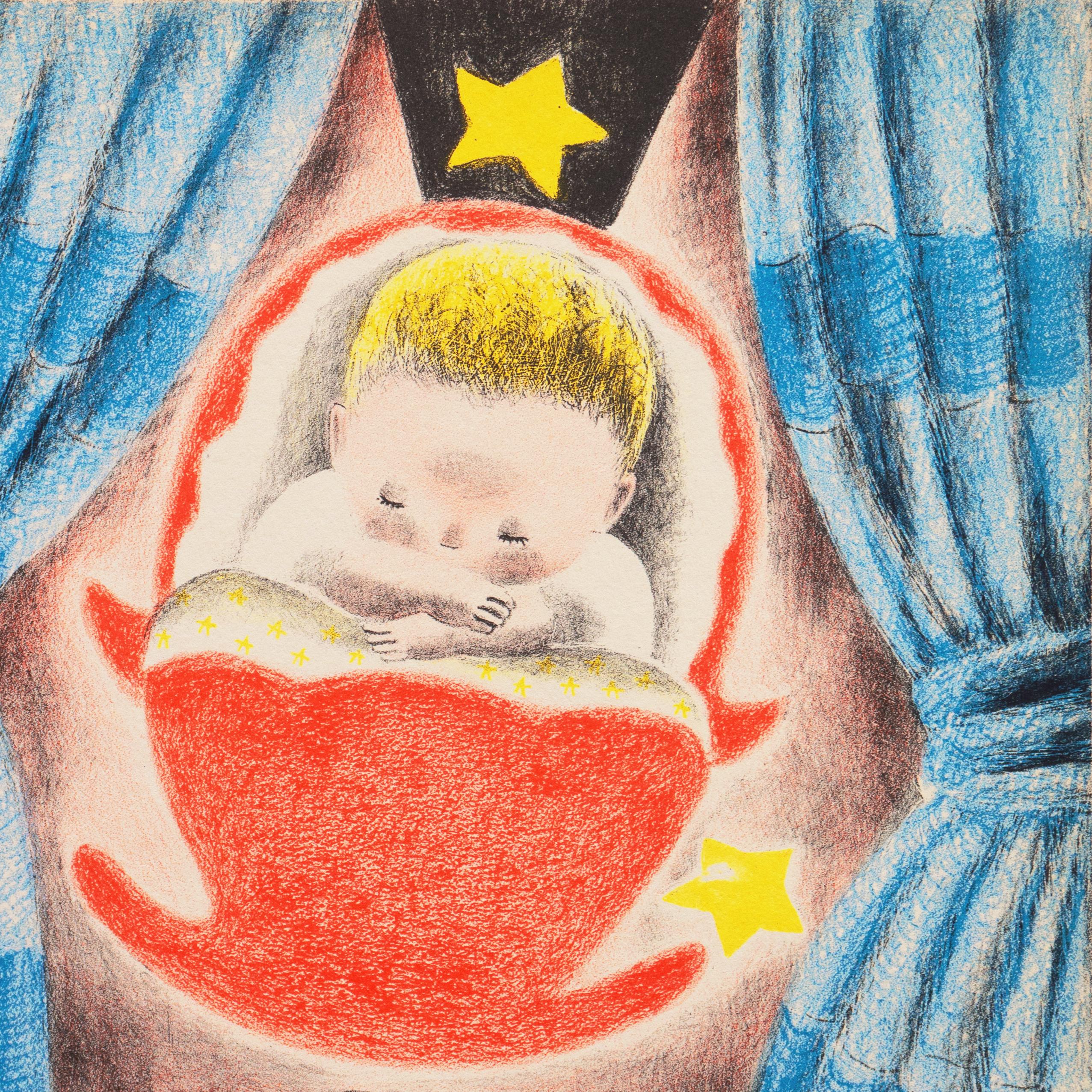 'Christopher', litografia Art Deco, artista donna, Salon d'Automne, Parigi, AIC in vendita 2