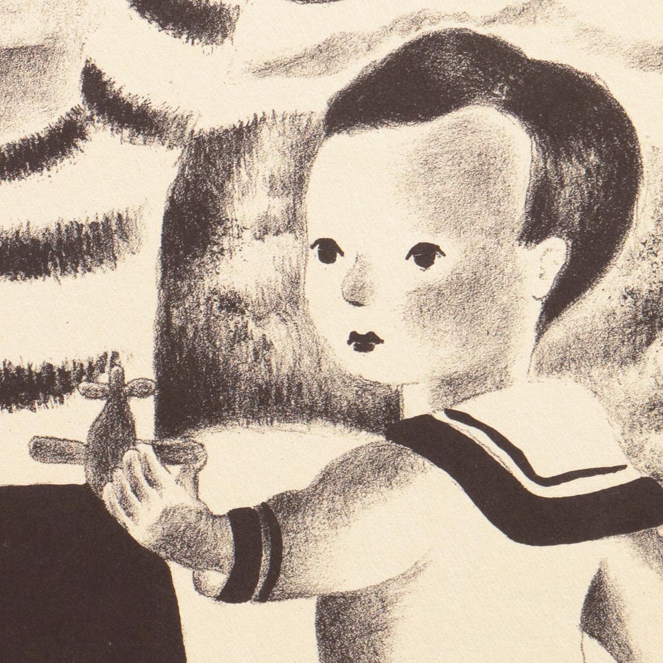 'David, Walter & Blake', Woman Artist, Art Deco, Children, Walker Art Center For Sale 3