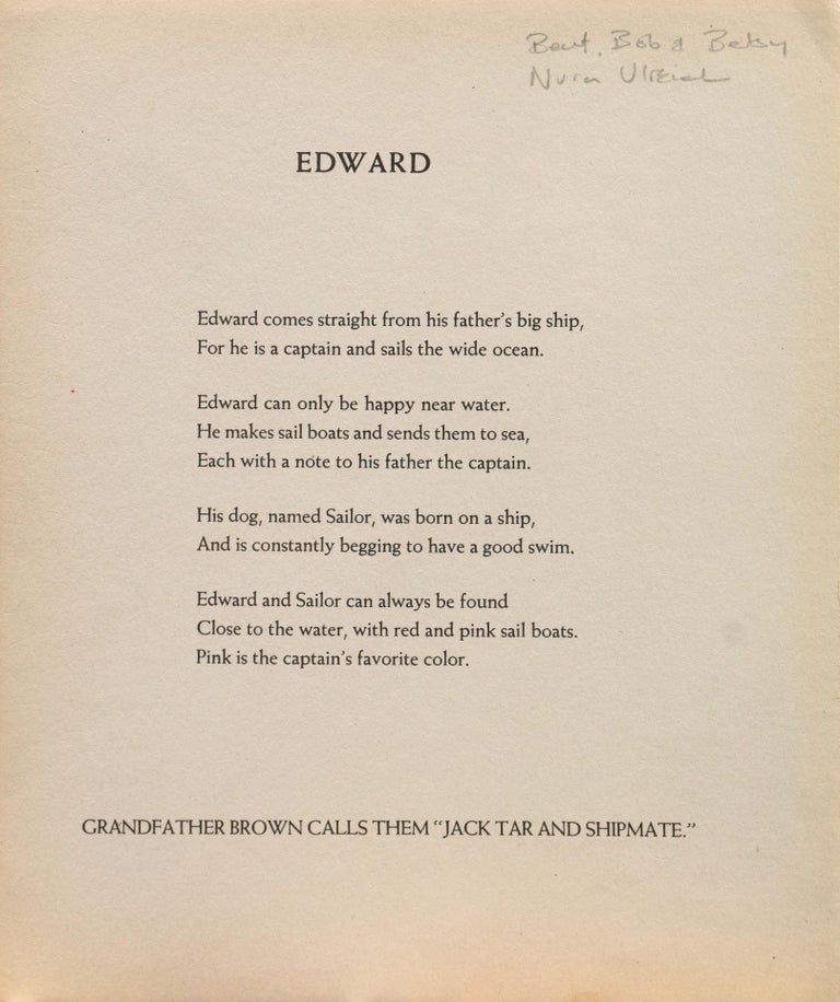'Edward', Woman Artist, PAFA, Art Students League, Smithsonian, Art Deco Figural For Sale 6
