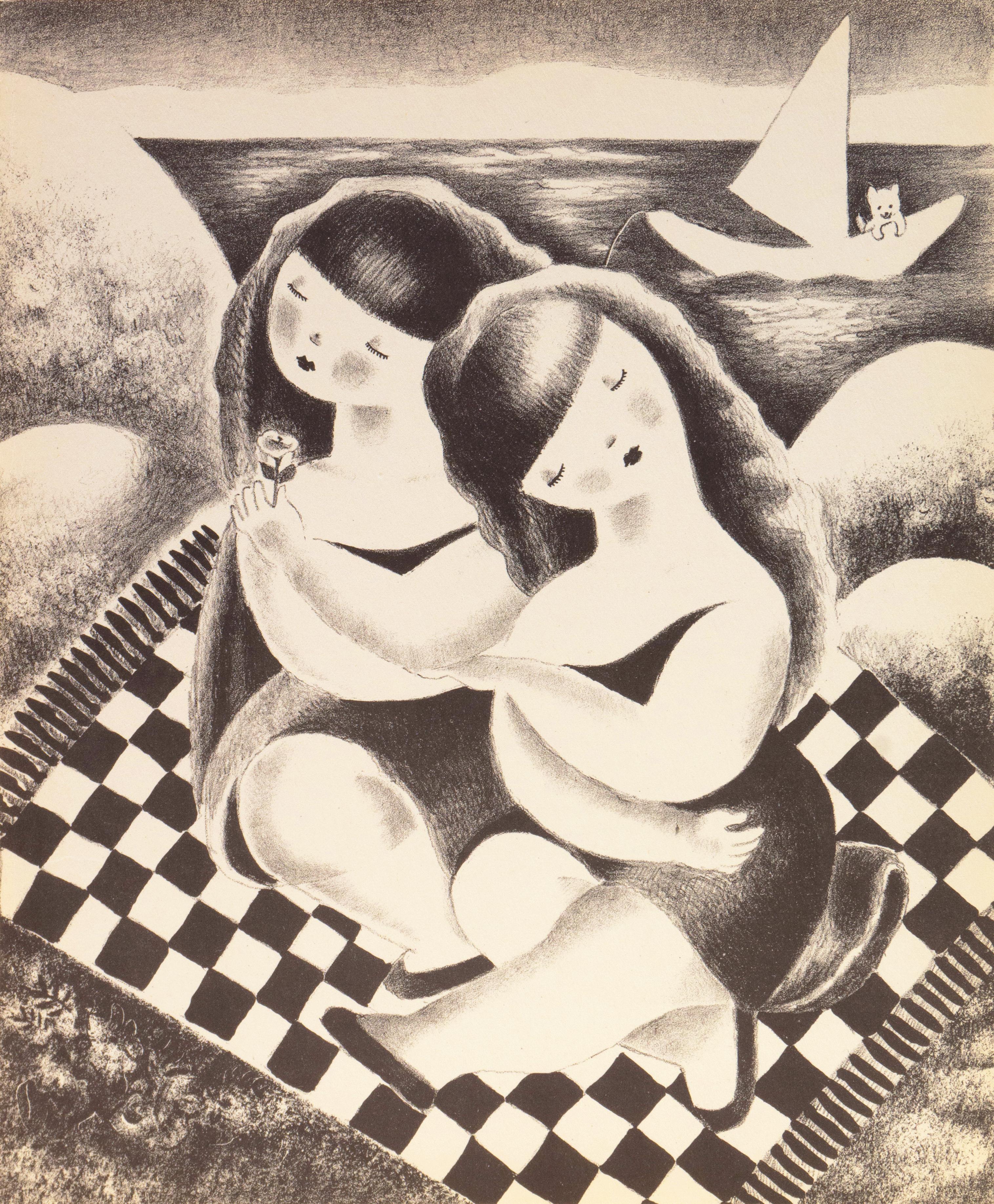 „Mimi und Bemi“, Art Student's League, Salon d'Automne, Paris, Art Deco, Surreal