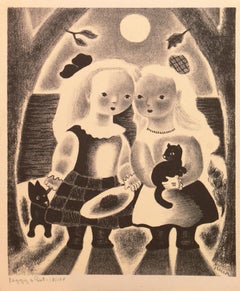 'Peggy and Dot', Art Deco Sisters, Woman Artist, AIC, Paris, Salon d'Automne